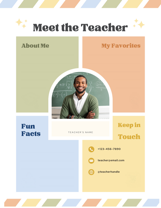 Meet the Teacher Template